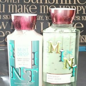 SOLD Bath and body works lotion & shower gel